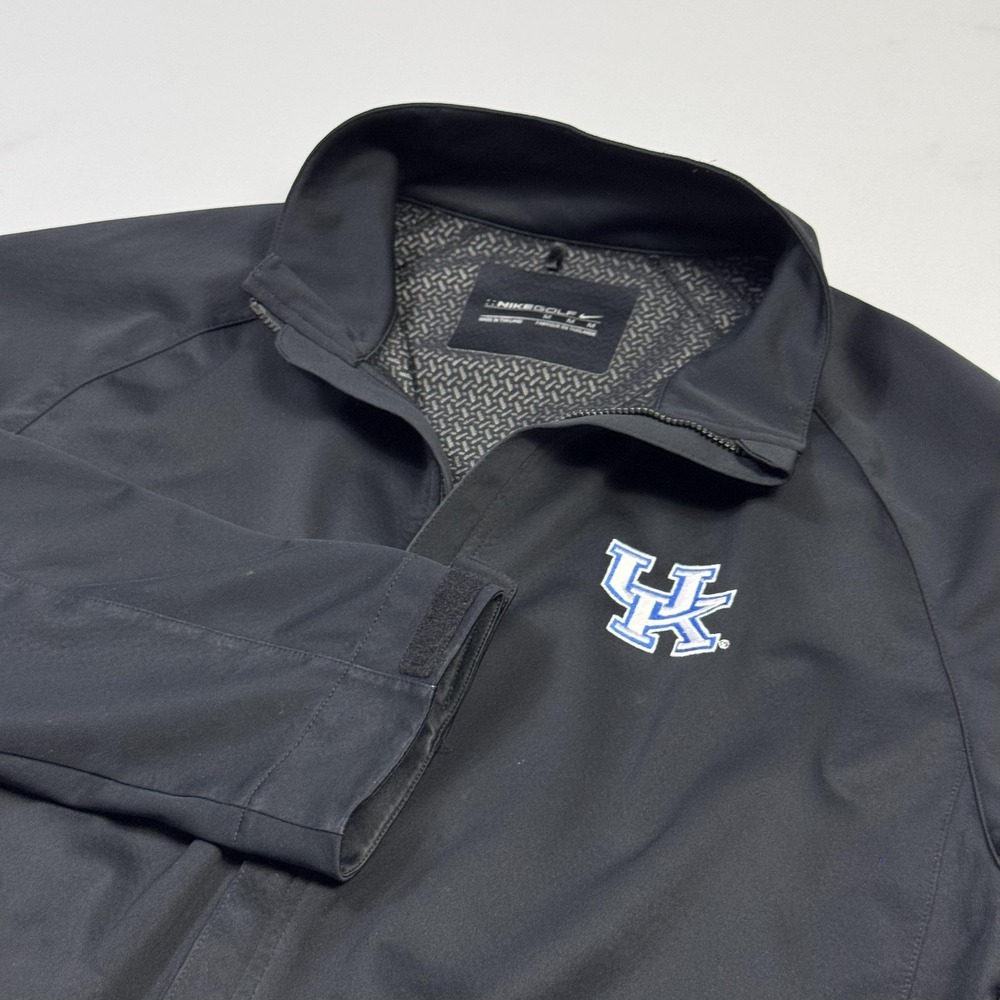 Nike Golf Kentucky Wildcats Jacket Mens Medium Black Full Zip NCAA Softshell
